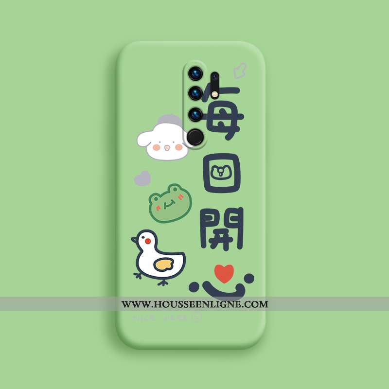 Étui Xiaomi Redmi 9 Ultra Tendance Fluide Doux Silicone Jaune Téléphone Portable Légère