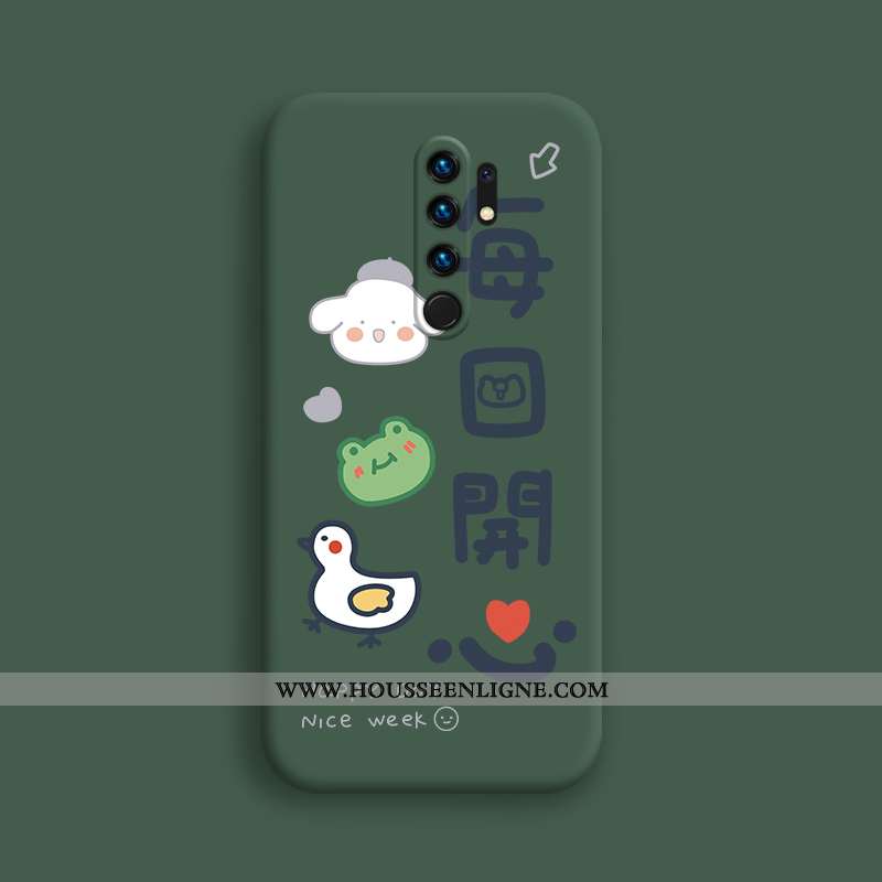 Étui Xiaomi Redmi 9 Ultra Tendance Fluide Doux Silicone Jaune Téléphone Portable Légère