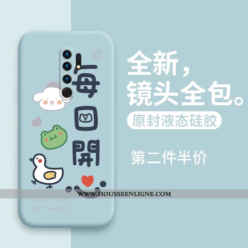 Étui Xiaomi Redmi 9 Ultra Tendance Fluide Doux Silicone Jaune Téléphone Portable Légère