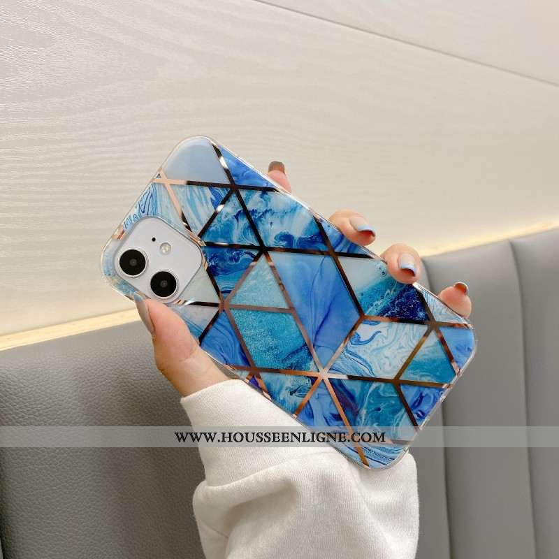 Étui iPhone 12 Mini Fluide Doux Silicone Nouveau Tout Compris Modèle Fleurie Coque Téléphone Portabl