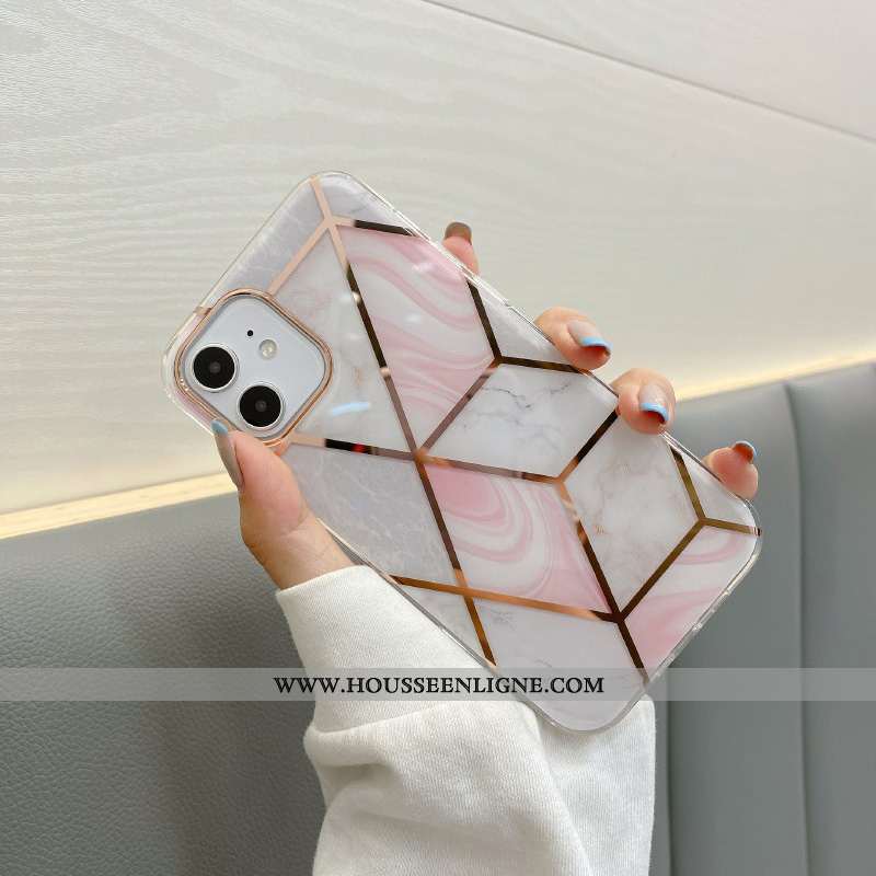 Étui iPhone 12 Mini Fluide Doux Silicone Nouveau Tout Compris Modèle Fleurie Coque Téléphone Portabl
