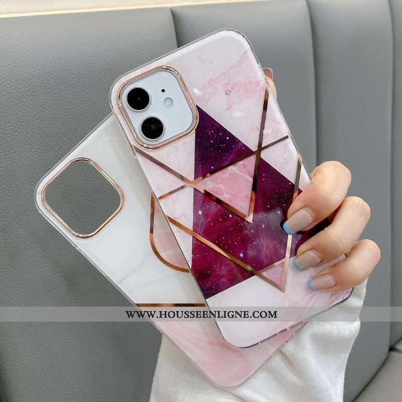 Étui iPhone 12 Mini Fluide Doux Silicone Nouveau Tout Compris Modèle Fleurie Coque Téléphone Portabl
