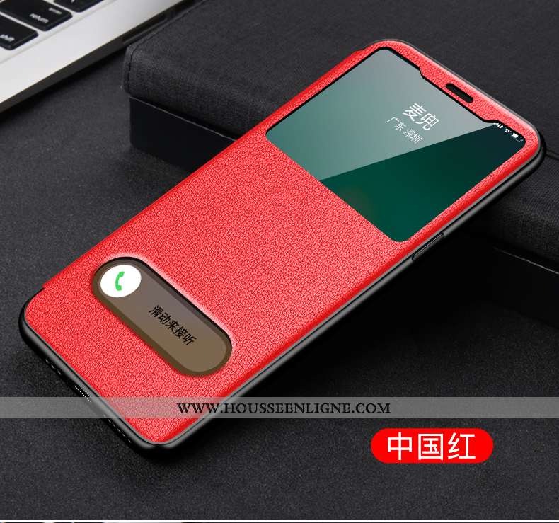 Étui iPhone 12 Mini Légère Cuir Rouge Nouveau Incassable Housse Coque