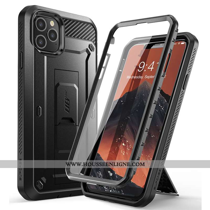 Étui iPhone 12 Pro Tendance Silicone Nouveau Téléphone Portable Difficile Coque Noir