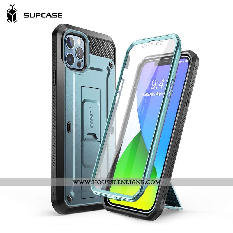 Étui iPhone 12 Pro Tendance Silicone Nouveau Téléphone Portable Difficile Coque Noir