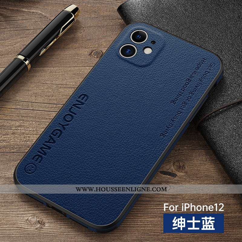 Étui iPhone 12 Protection Personnalité Incassable Tout Compris Légère Ultra Marron