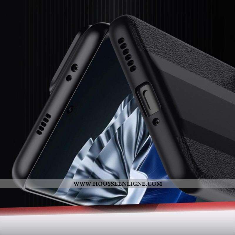 Coque Huawei P60 Pro Cuir Véritable