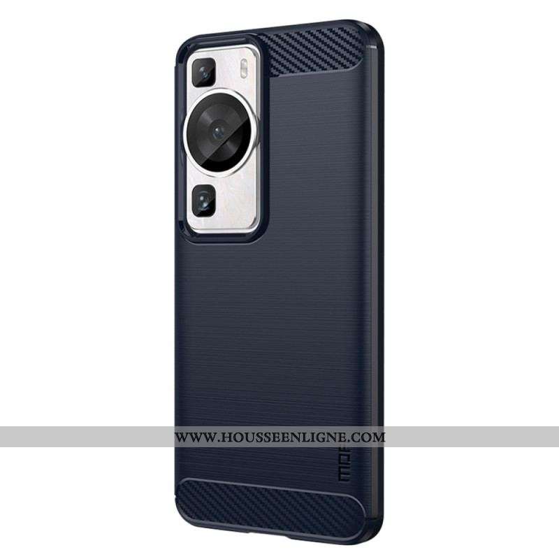 Coque Huawei P60 Pro Fibre Carbone Brossée MOFI