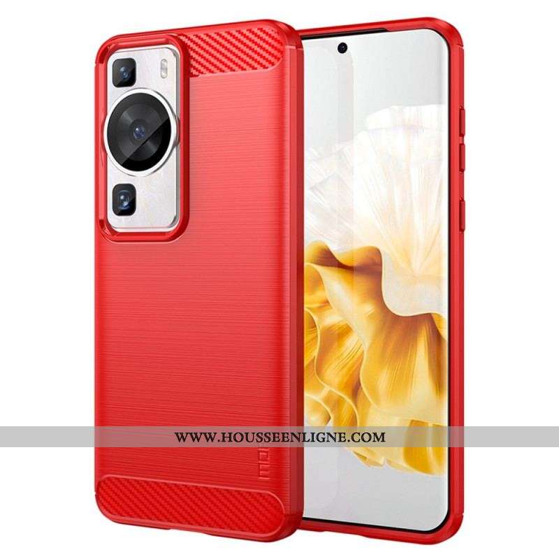 Coque Huawei P60 Pro Fibre Carbone Brossée MOFI