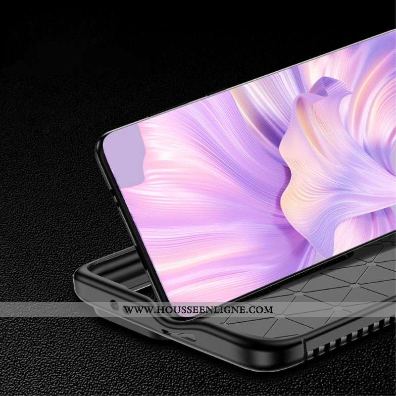 Coque Huawei P60 Pro Fibre Carbone Flexible