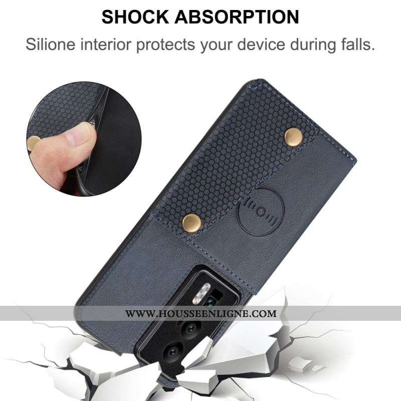 Coque Huawei P60 Pro Porte-Cartes Support