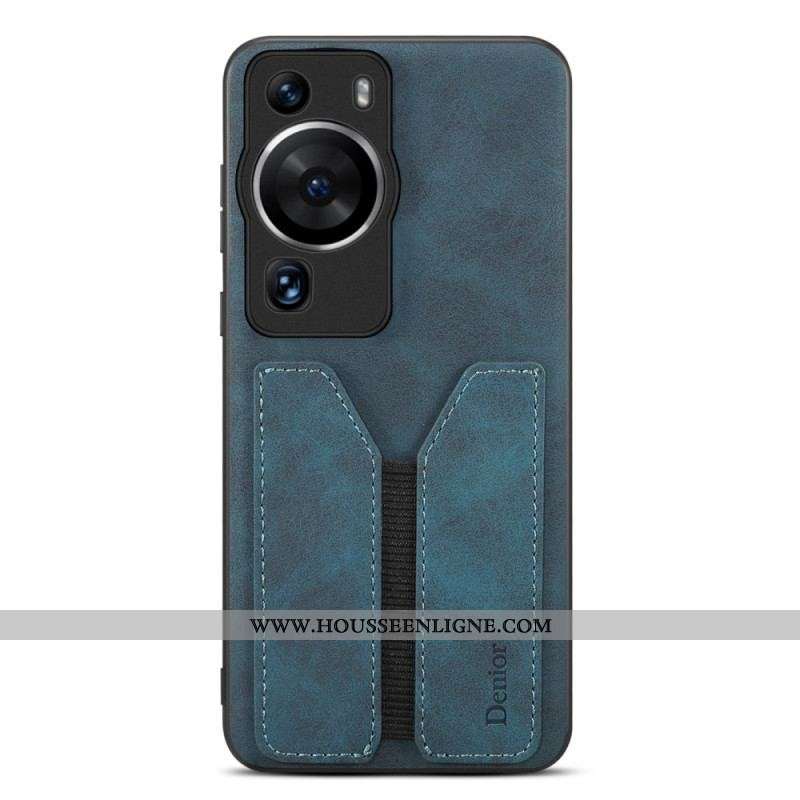 Coque Huawei P60 Pro Porte Cartes Élastique Denior