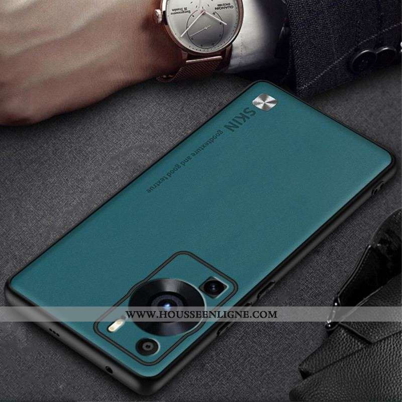Coque Huawei P60 Pro Simili Cuir SKIN