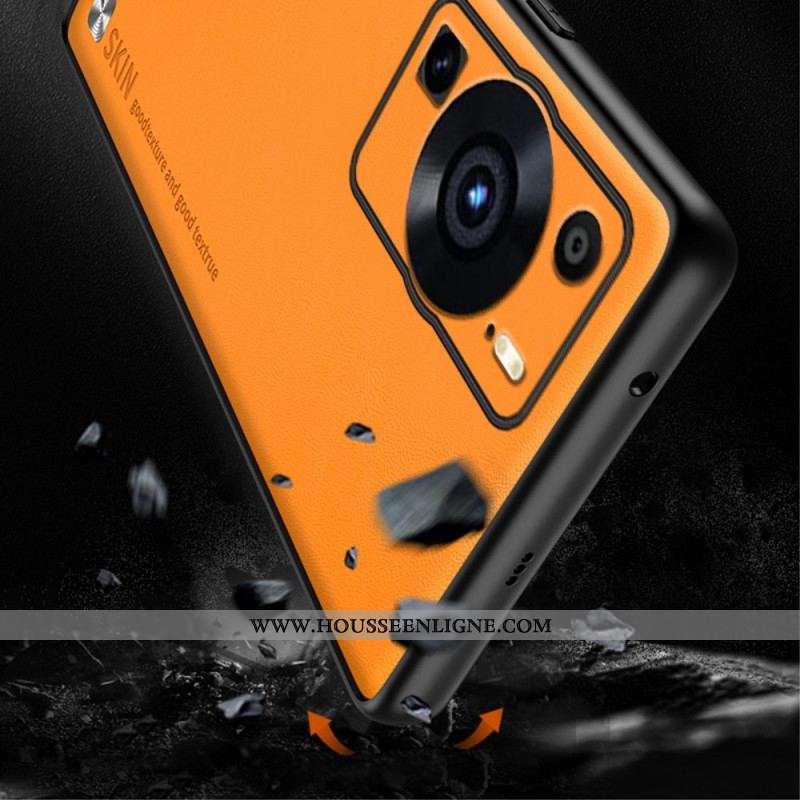 Coque Huawei P60 Pro Simili Cuir SKIN