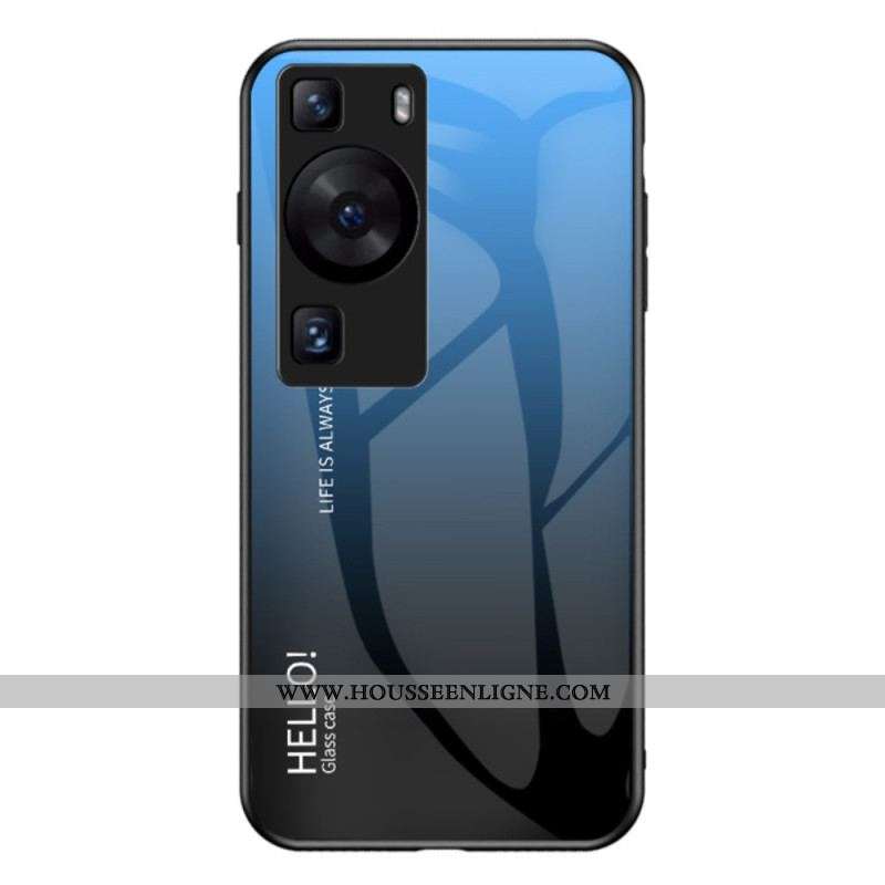 Coque Huawei P60 Pro Verre Trempé Hello