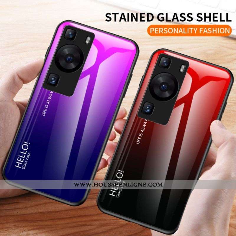Coque Huawei P60 Pro Verre Trempé Hello