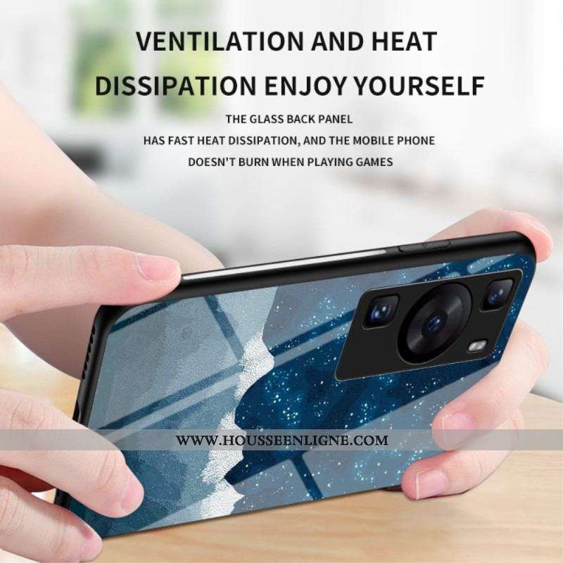 Coque Huawei P60 Pro Verre Trempé Sky