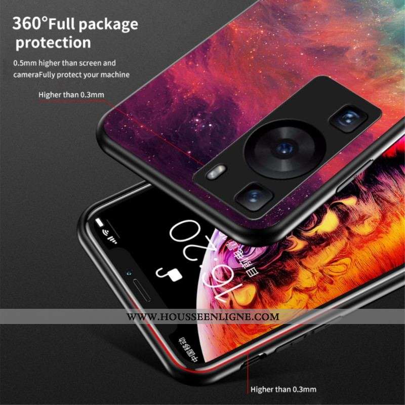 Coque Huawei P60 Pro Verre Trempé Sky