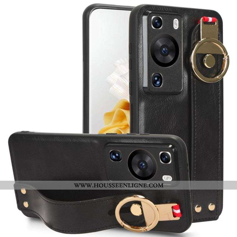 Coque Huawei P60 Pro avec Sangle et Anneau