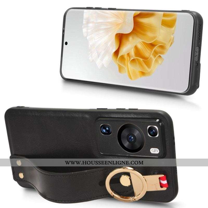 Coque Huawei P60 Pro avec Sangle et Anneau