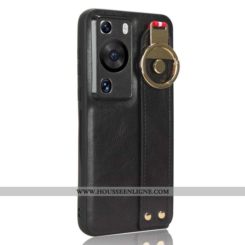 Coque Huawei P60 Pro avec Sangle et Anneau