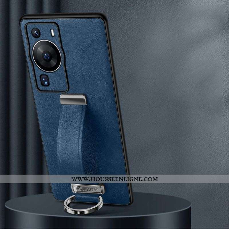 Coque Huawei P60 Pro avec Sangle et Anneau Supports
