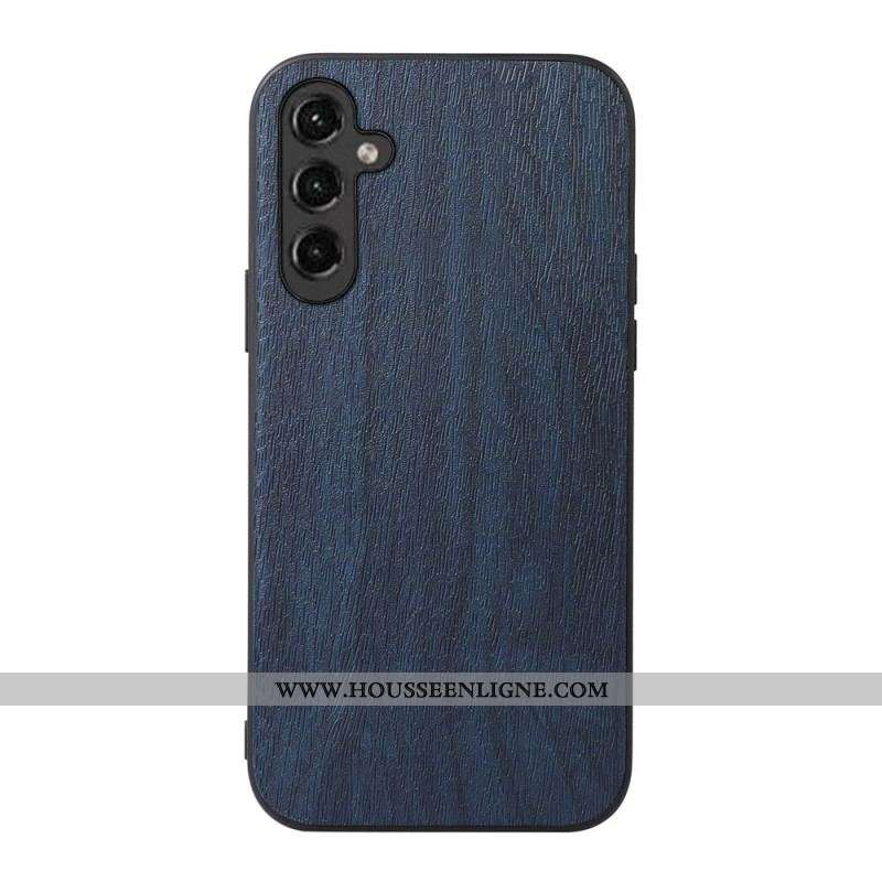 Coque Samsung Galaxy A14 5G / A14 Simili Cuir Effet Bois