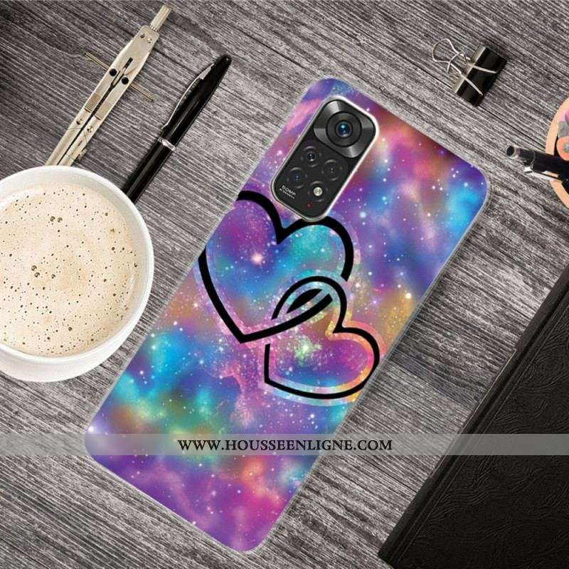 Coque Xiaomi Redmi Note 11 Pro / Note 11 Pro 5G Coeurs Enchaînés