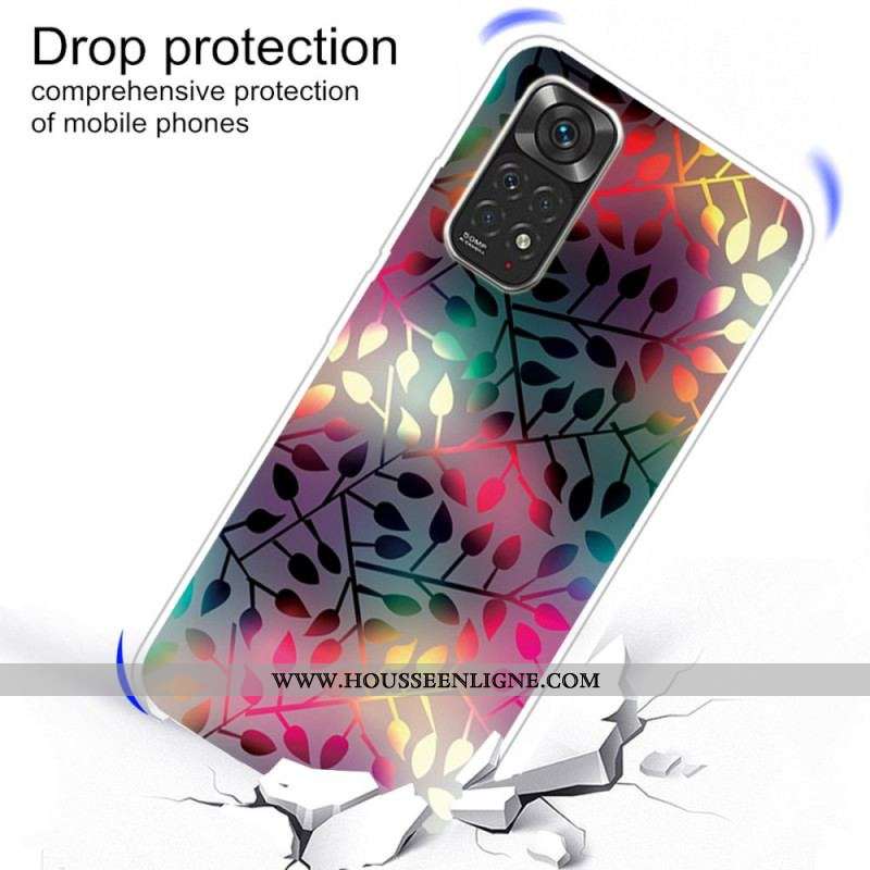 Coque Xiaomi Redmi Note 11 Pro / Note 11 Pro 5G Feuilles