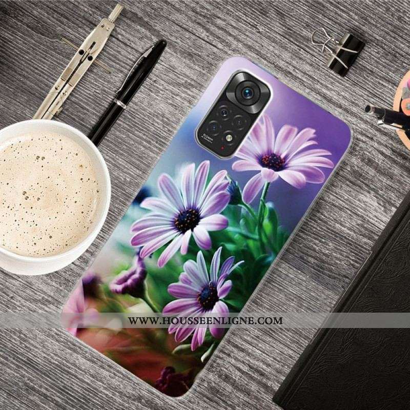 Coque Xiaomi Redmi Note 11 Pro / Note 11 Pro 5G Fleurs Réalistes