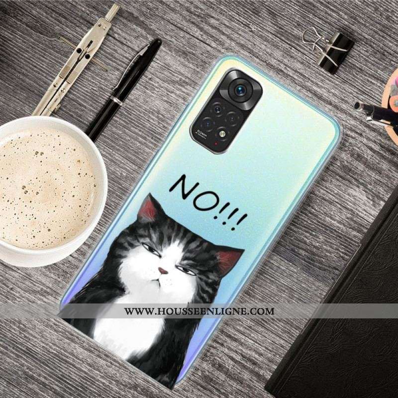 Coque Xiaomi Redmi Note 11 Pro / Note 11 Pro 5G Le Chat Qui Dit Non