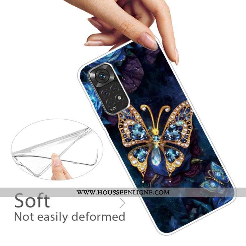Coque Xiaomi Redmi Note 11 Pro / Note 11 Pro 5G Papillon D'Or