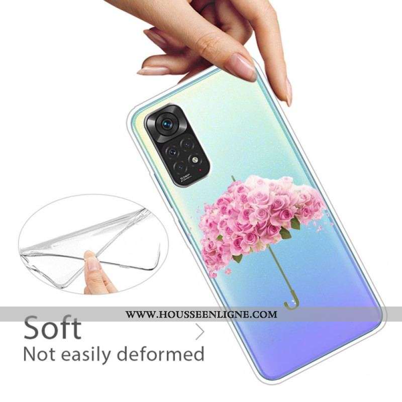Coque Xiaomi Redmi Note 11 Pro / Note 11 Pro 5G Parapluie en Roses