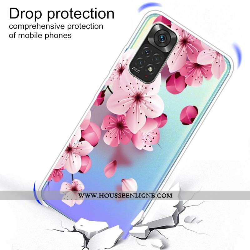 Coque Xiaomi Redmi Note 11 Pro / Note 11 Pro 5G Petites Fleurs Roses