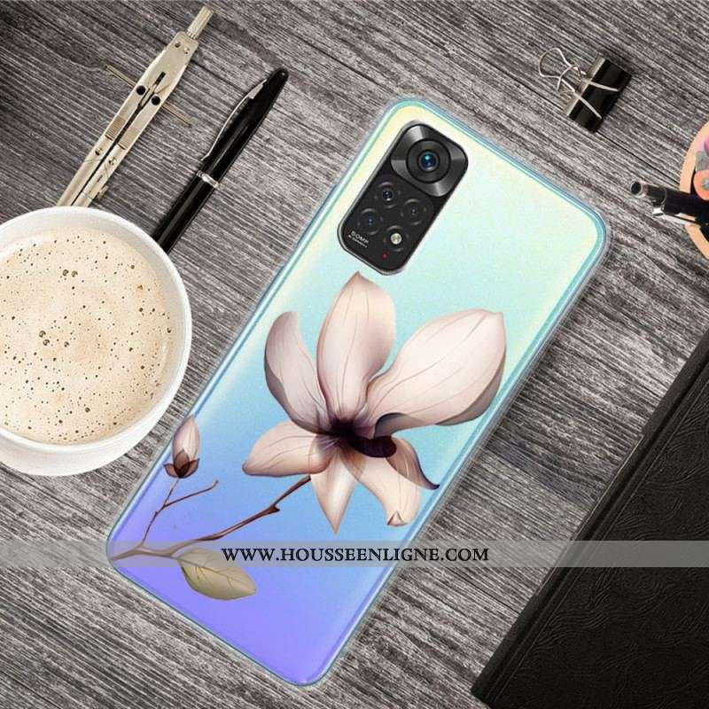 Coque Xiaomi Redmi Note 11 Pro / Note 11 Pro 5G Transparente Fleur
