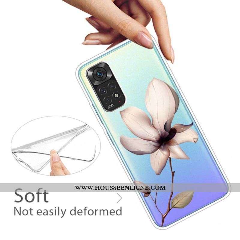 Coque Xiaomi Redmi Note 11 Pro / Note 11 Pro 5G Transparente Fleur