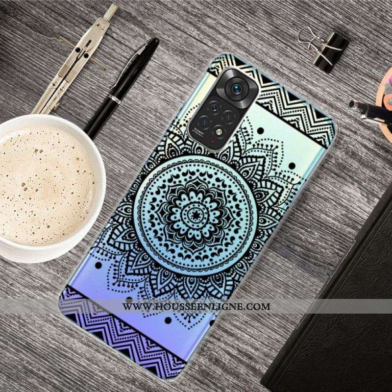 Coque Xiaomi Redmi Note 11 Pro / Note 11 Pro 5G Transparente Fleur Mandala