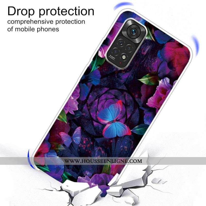 Coque Xiaomi Redmi Note 11 Pro / Note 11 Pro 5G Variation Papillons