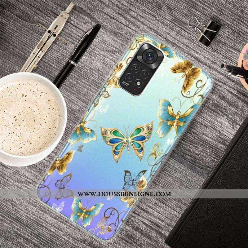 Coque Xiaomi Redmi Note 11 Pro / Note 11 Pro 5G Vol de Papillons