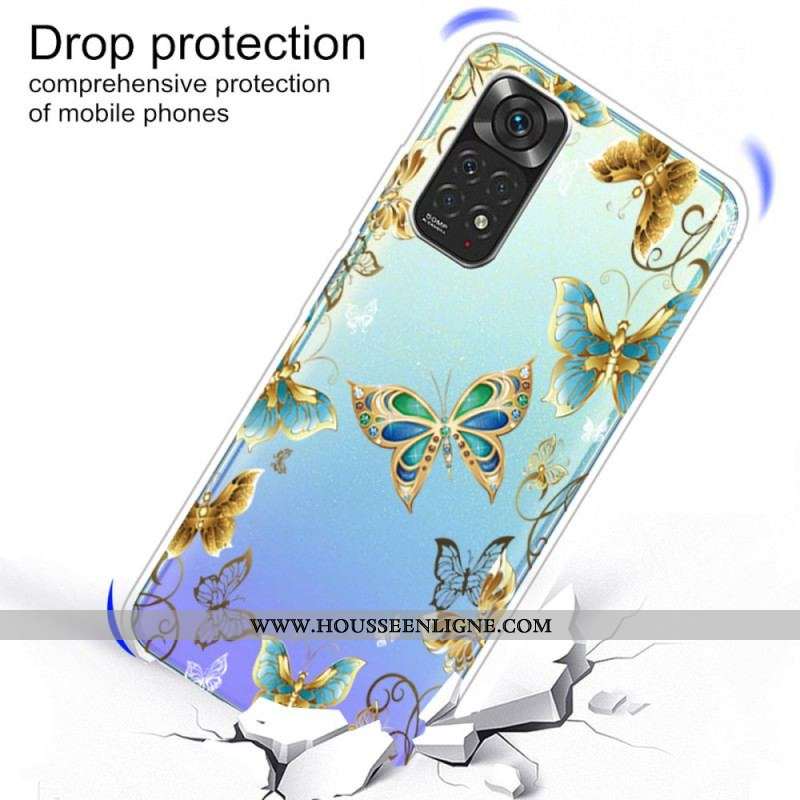 Coque Xiaomi Redmi Note 11 Pro / Note 11 Pro 5G Vol de Papillons