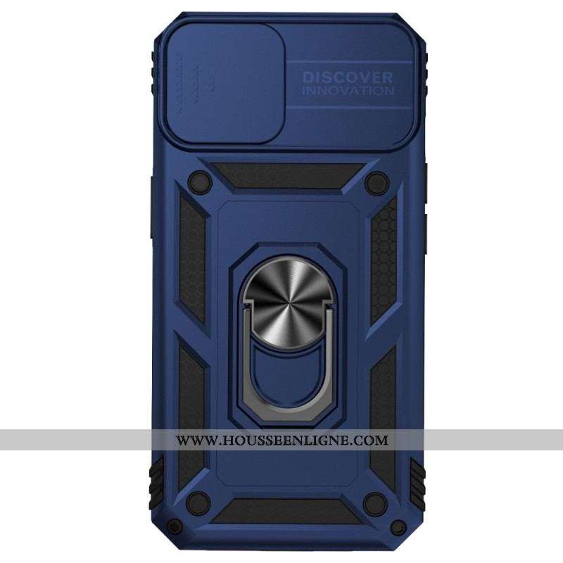 Coque iPhone 15 Anneau-Support et Protecteur Lentilles