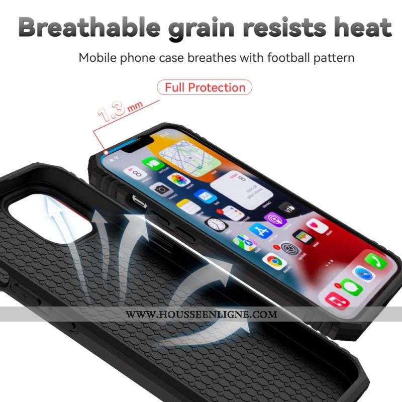 Coque iPhone 15 Anneau-Support et Protecteur Lentilles