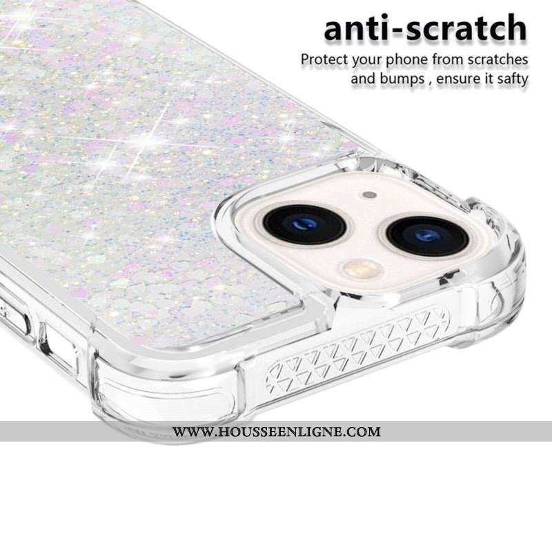 Coque iPhone 15 Paillettes