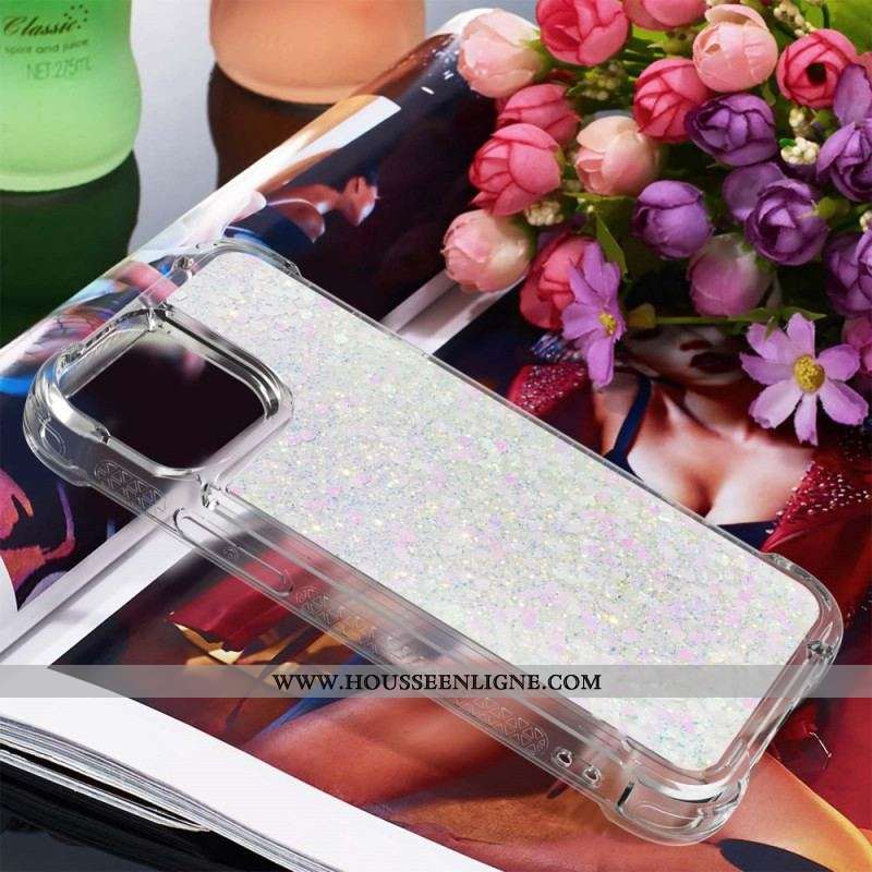 Coque iPhone 15 Paillettes