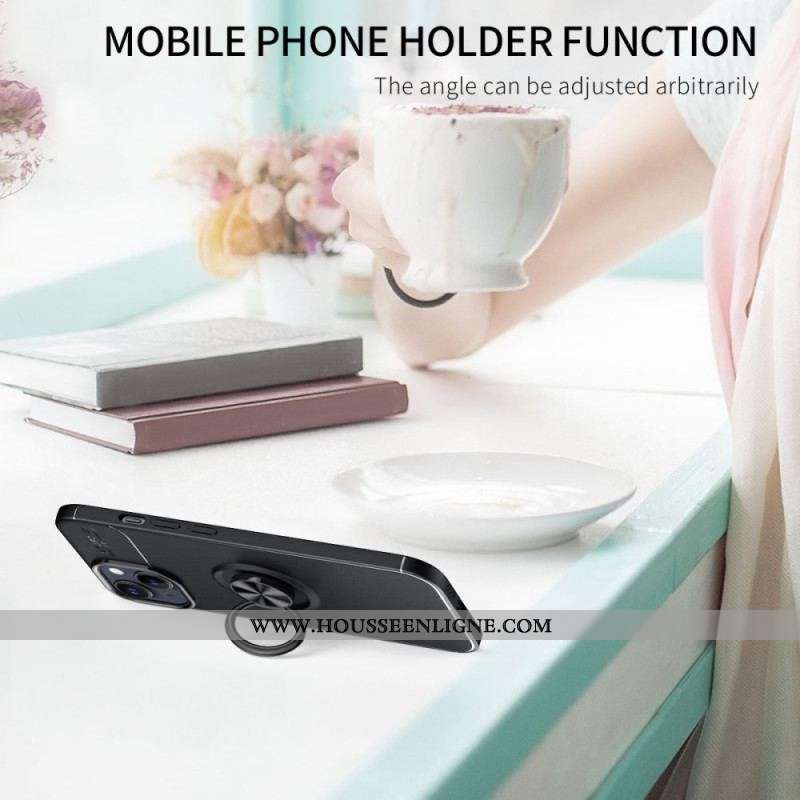 Coque iPhone 15 Plus Anneau Rotatif
