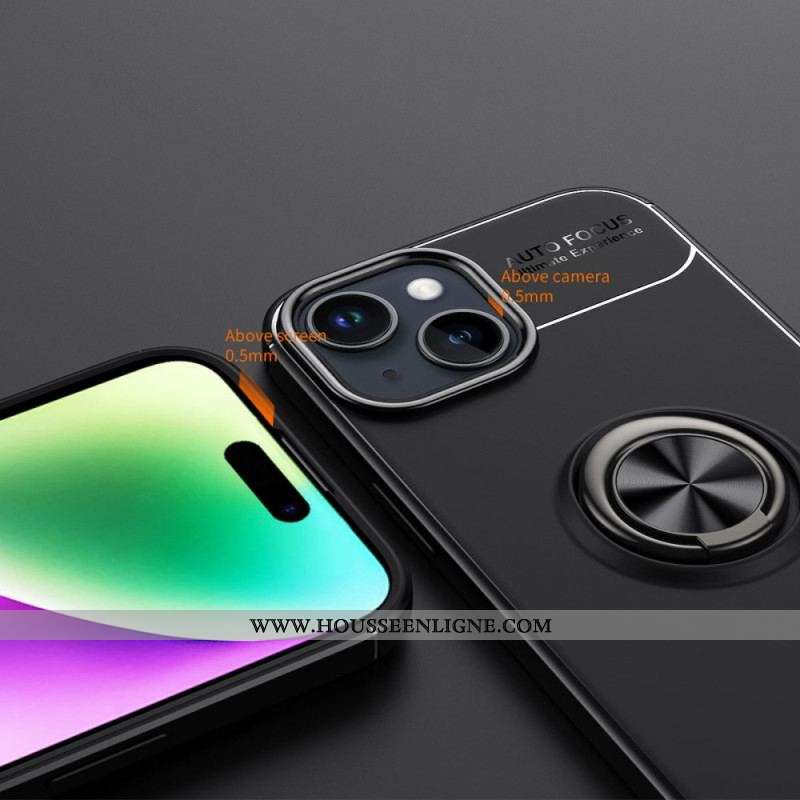 Coque iPhone 15 Plus Anneau Rotatif