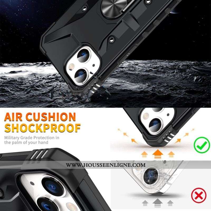Coque iPhone 15 Plus Anneau-Support Magnétique