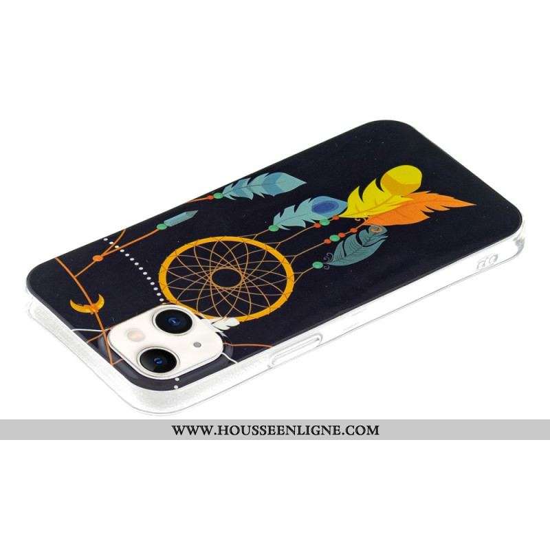 Coque iPhone 15 Plus Fluorescente Attrape Rêves