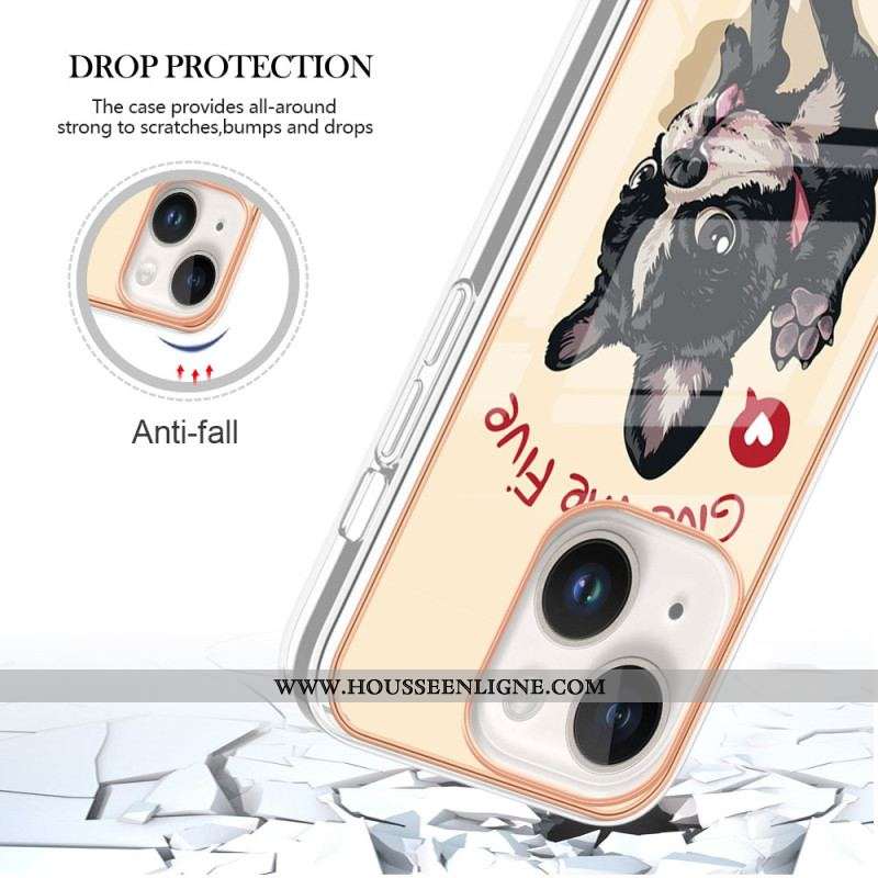 Coque iPhone 15 Plus Give Me Five
