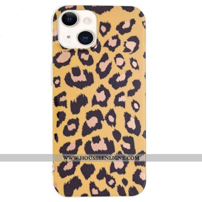 Coque iPhone 15 Plus Léopard